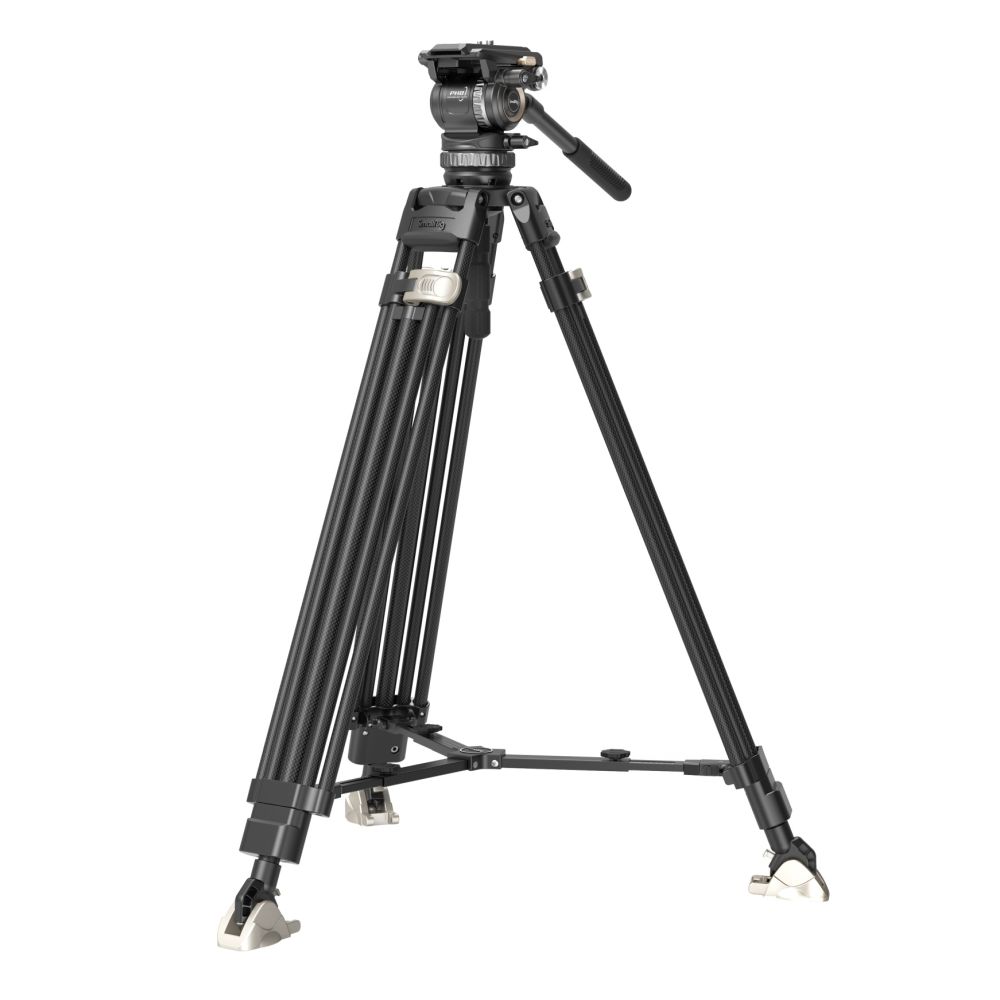 SmallRig 4465 Professional Fluid Head Tripod Kit