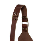 The Hantler Camera Shoulder strap Brandy / Old silver, Large