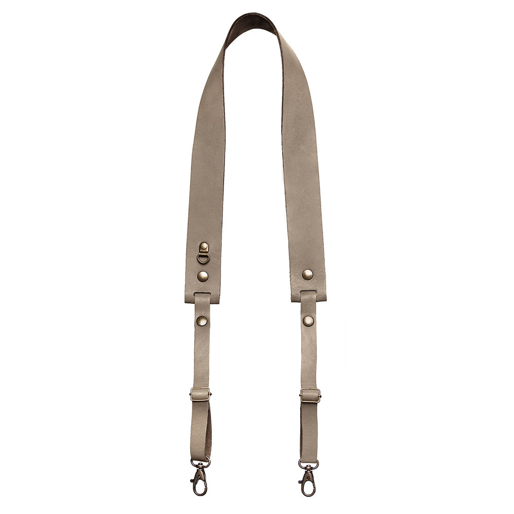 The Hantler Fotocamera Neck cinghia Taupe / Brass