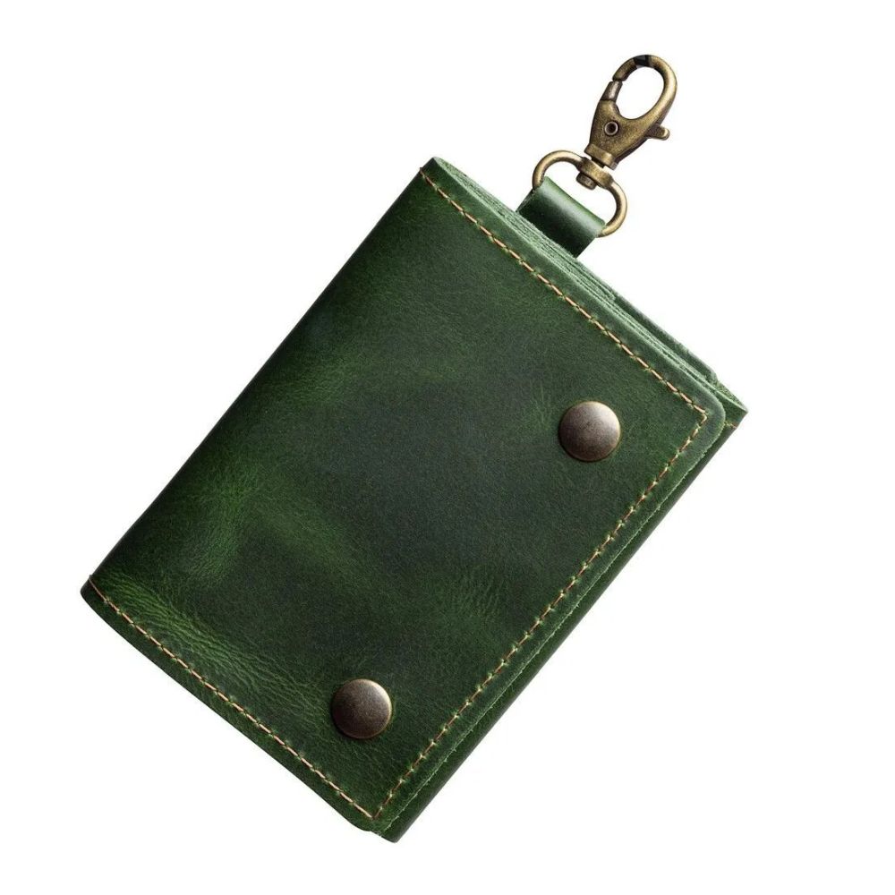 Porta schede di memoria Hantler Premium verde / Ottone, 6x SD