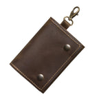 Porta schede di memoria The Hantler Marrone cioccolato / Ottone, 3x SD + 2x CF