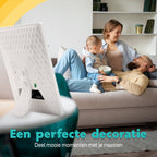 Pora&co Digital Photo Frame con WiFi & Frameo App 10 inch, bianco