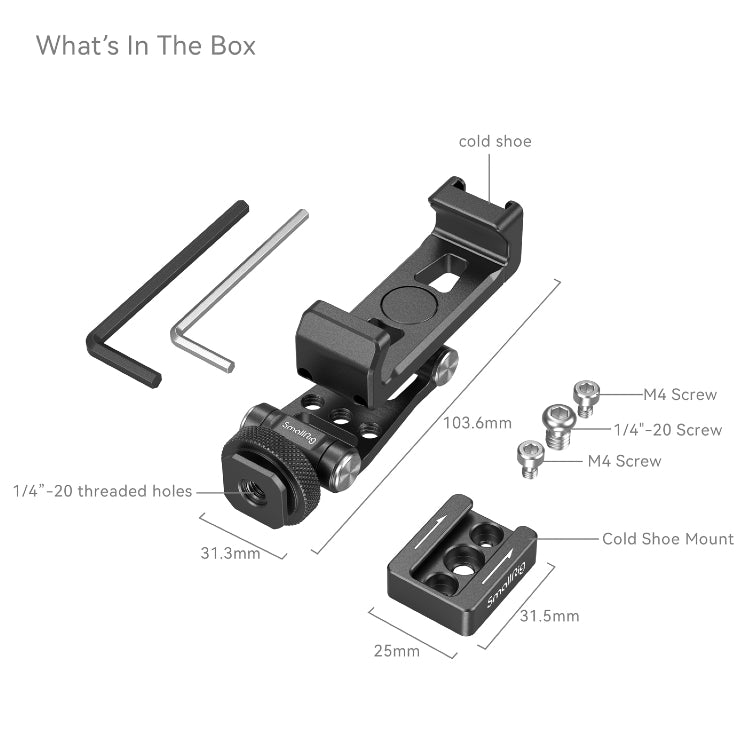 SmallRig Supporto per telefono per DJI Gimbals 4301