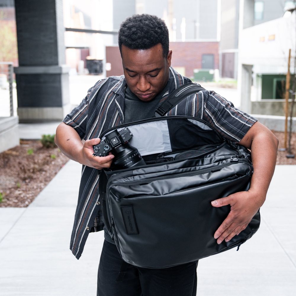 Zaino da viaggio WANDRD Transit 35L Nero