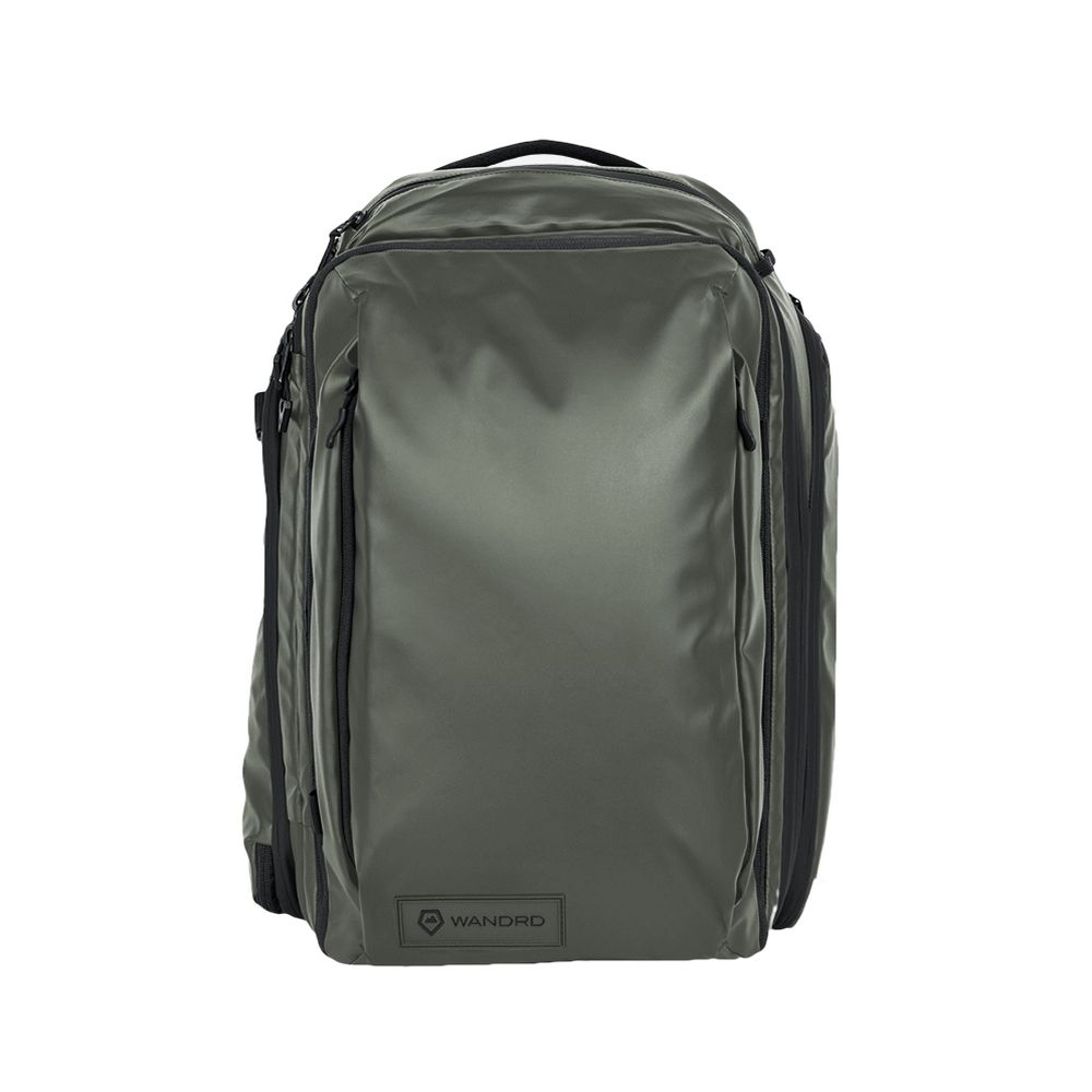 WANDRD Transit 35L Travel Backpack Wasatch Green Essential Bundle
