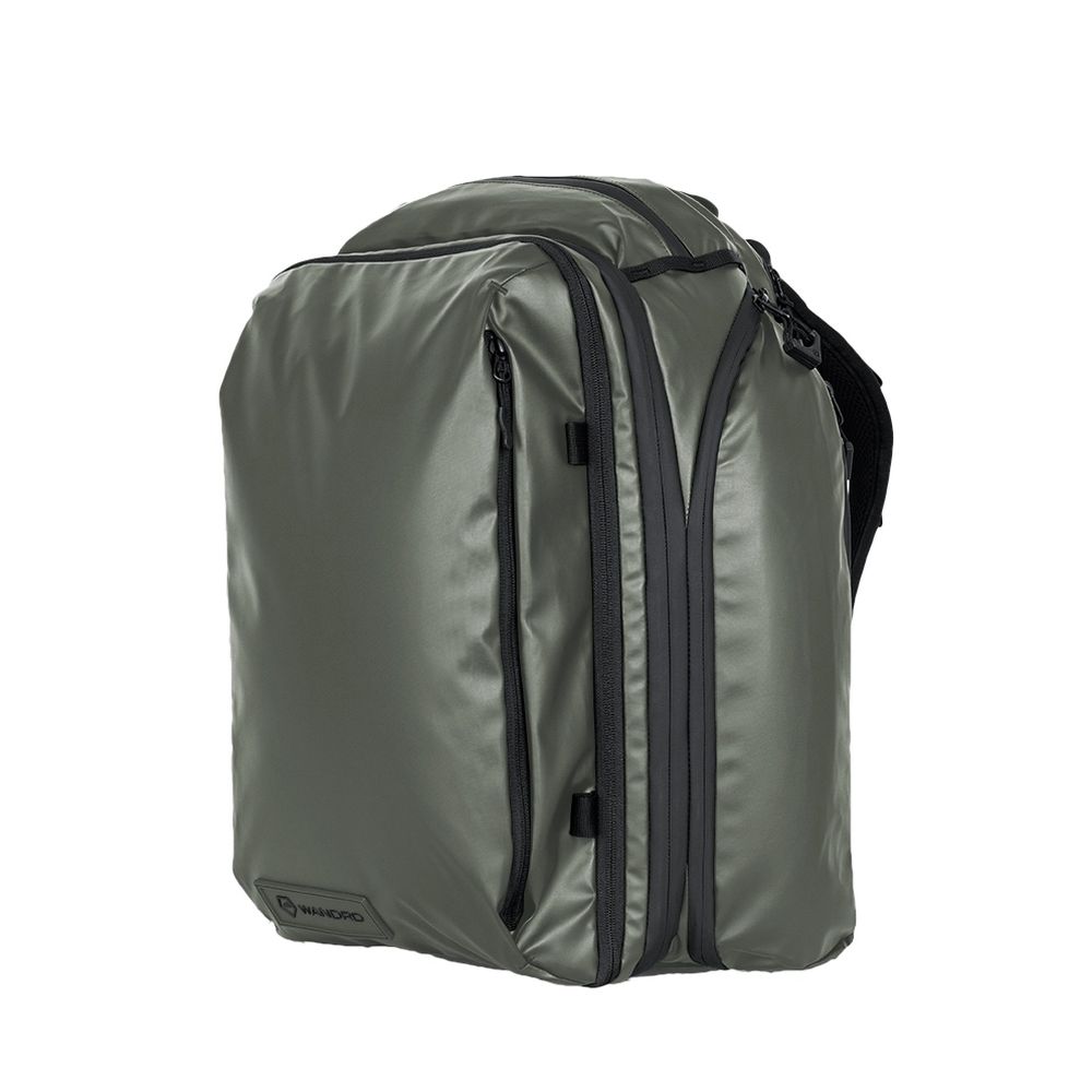 WANDRD Transit 35L Travel Backpack Wasatch Green Essential Bundle