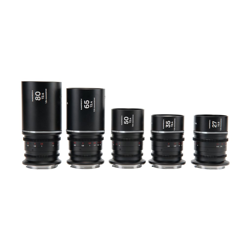 Laowa Nanomorph S35 Bundle (27,35,50,65,80mm) (Silver) Fuji X