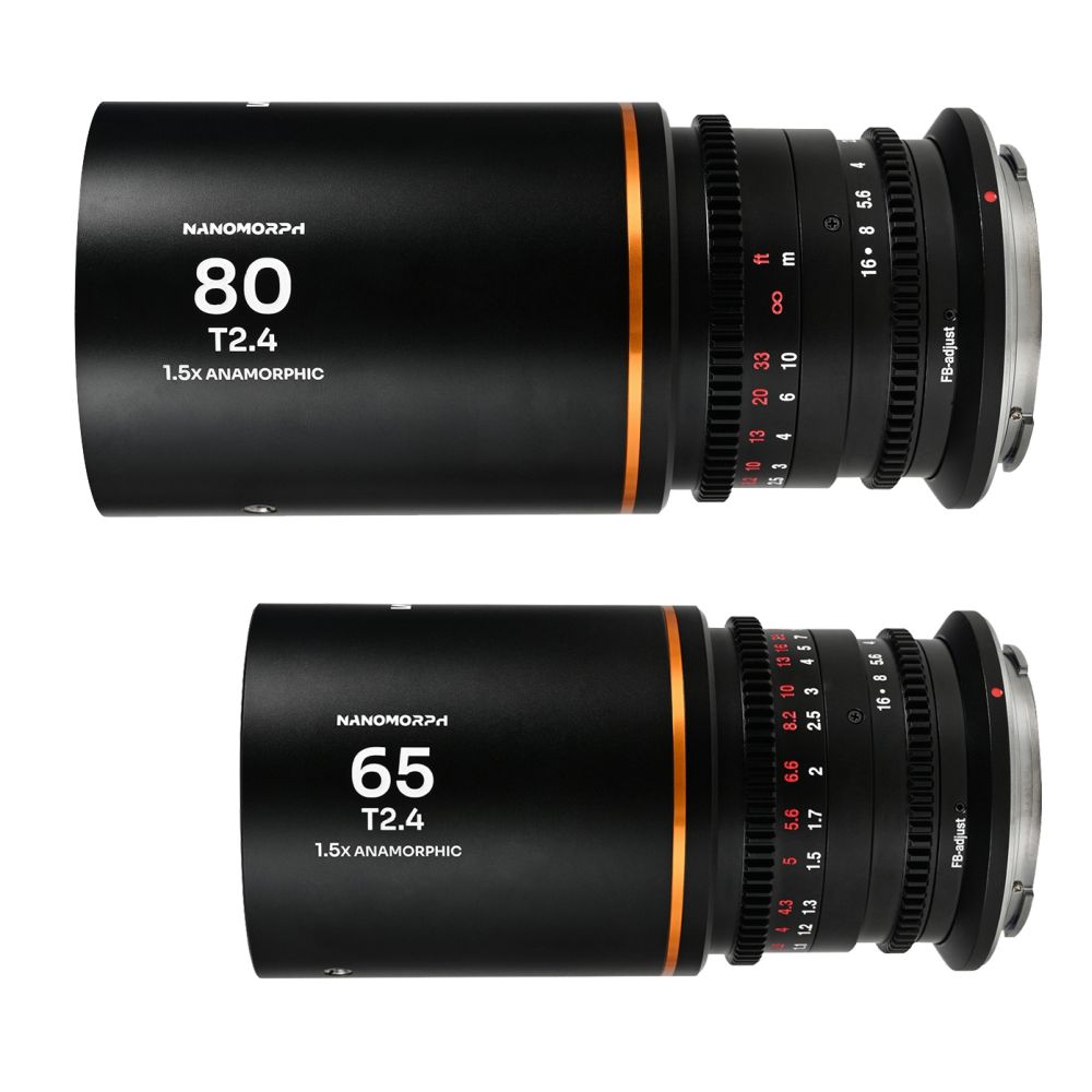 Laowa Nanomorph S35 Bundle (65mm, 80mm) (Amber) Canon RF
