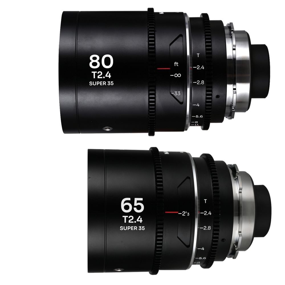 Pacchetto Laowa Nanomorph S35 (65mm, 80mm) (Argento) PL-EF