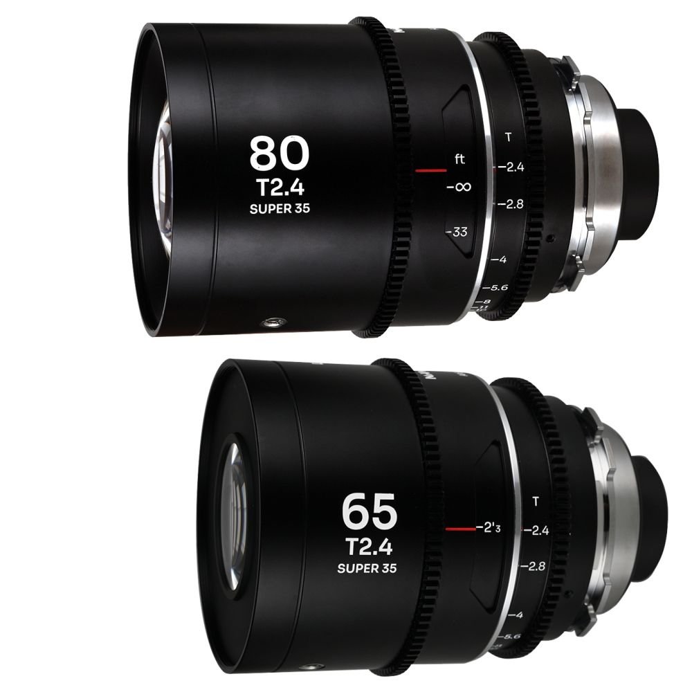 Pacchetto Laowa Nanomorph S35 (65mm, 80mm) (Argento) PL-EF