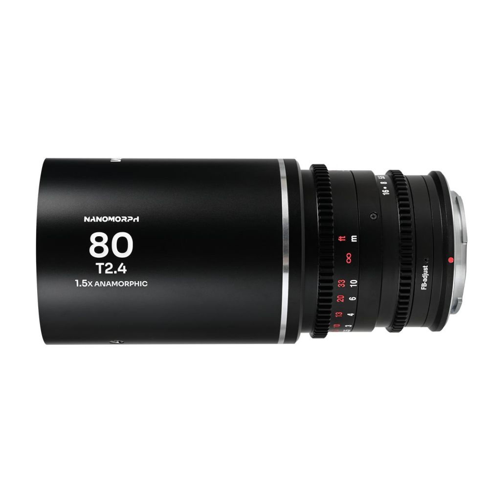 Laowa Nanomorph 80mm T2.4 1.5x S35 (Argento) Canon RF