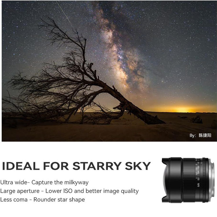 TTArtisan APS-C 10mm f/2 Sony E mount Silver