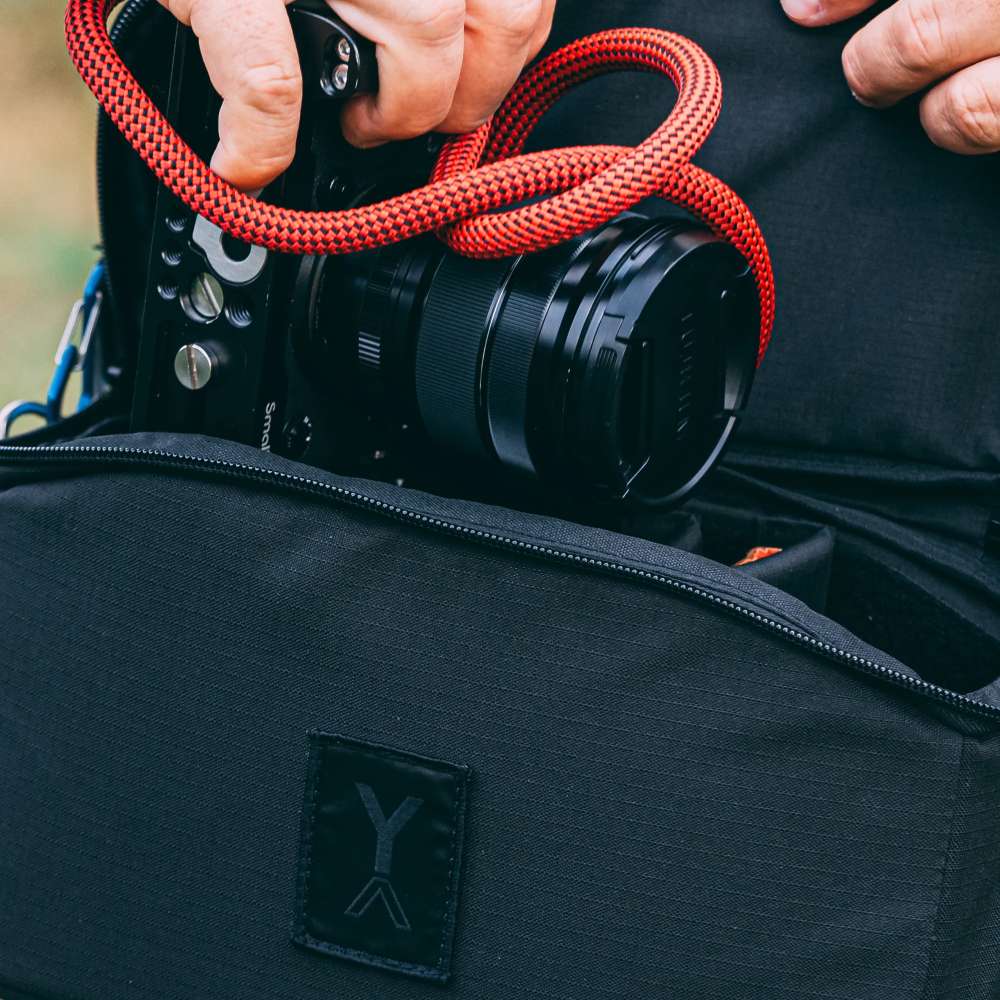 NYA-EVO Removable Fotocamera Insert Extra Small G3 + tracolla, nero