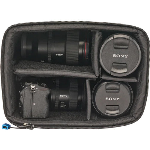 NYA-EVO Removable Fotocamera Insert Small G3 + tracolla, nero