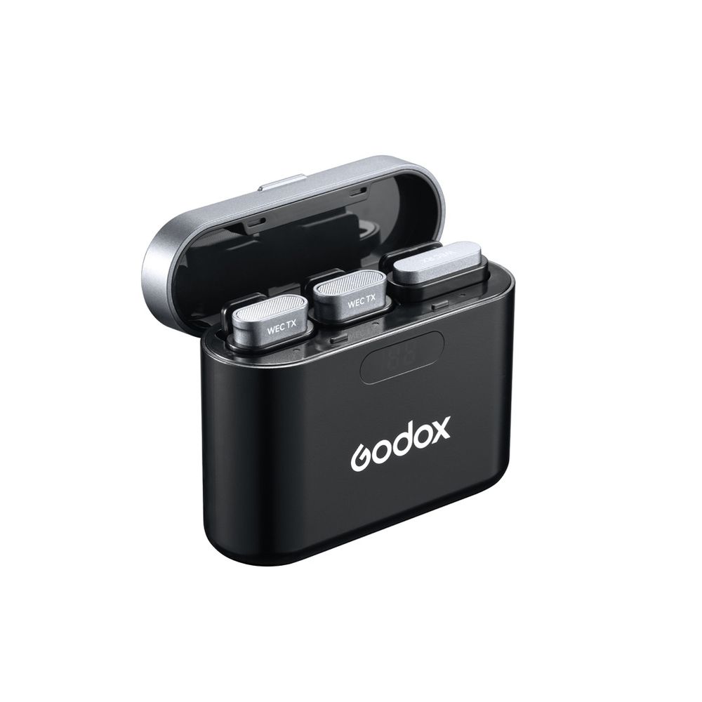 Godox WES USB C 2x Kit caricabatterie ricevitore trasmettitore