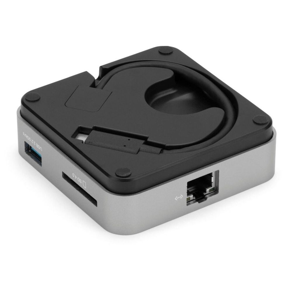 Dock da viaggio OWC 6 porte 100 W grigio siderale (ethernet)