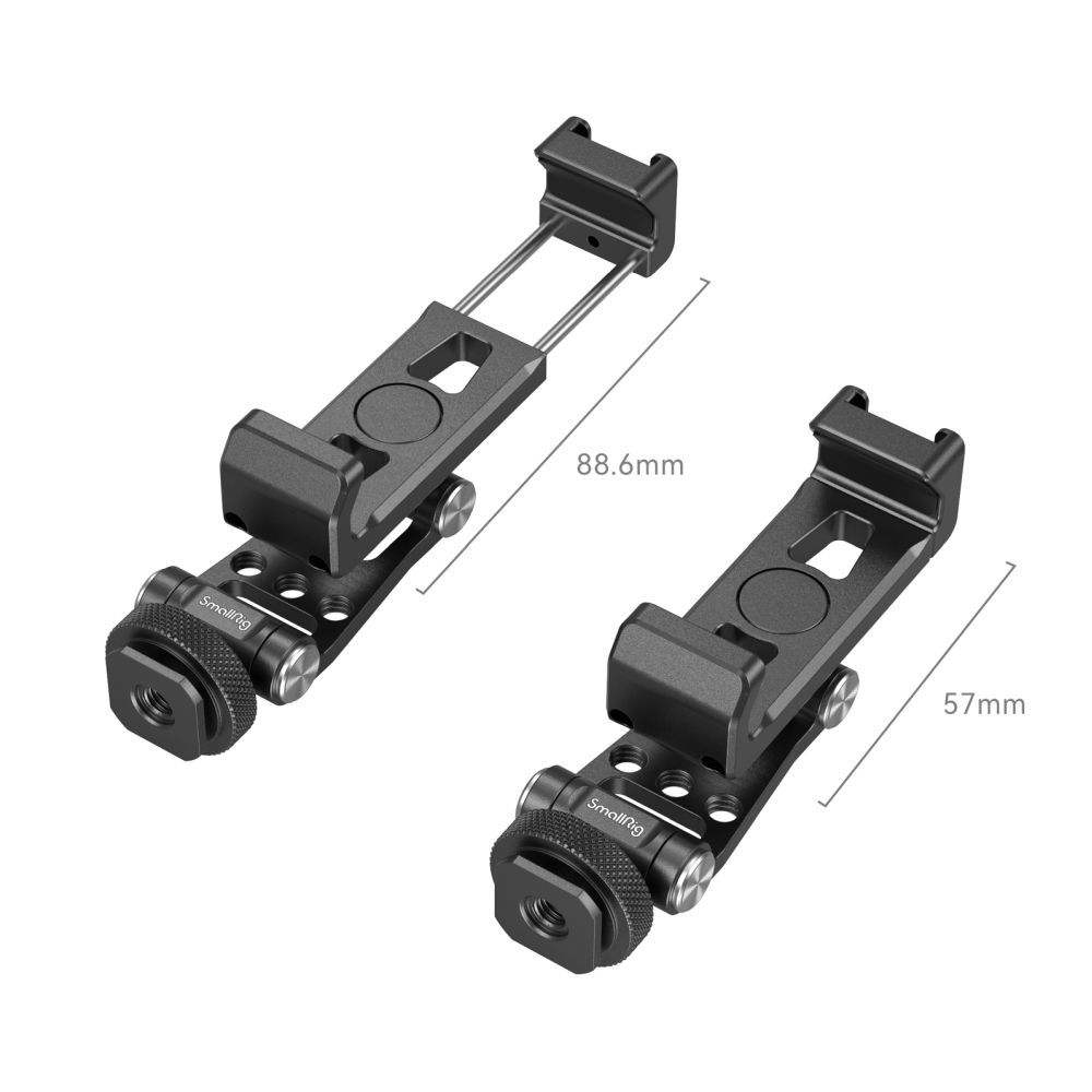 SmallRig 4382 Metal phone holder with cold shoe mount