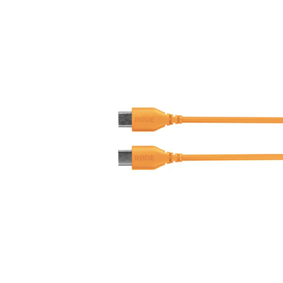 RØDE SC22 30cm USB-C to USB-C Cable, Orange