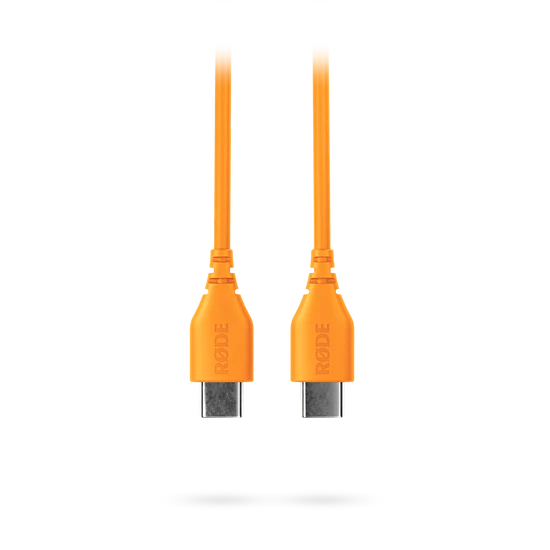 RØDE SC22 30cm USB-C to USB-C Cable, Orange