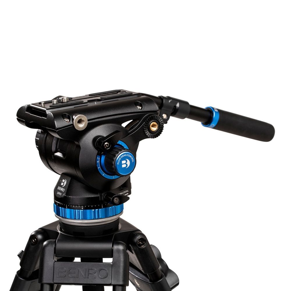 Benro A673TM Treppiede video in alluminio a doppio tubo con testa video S8PRO