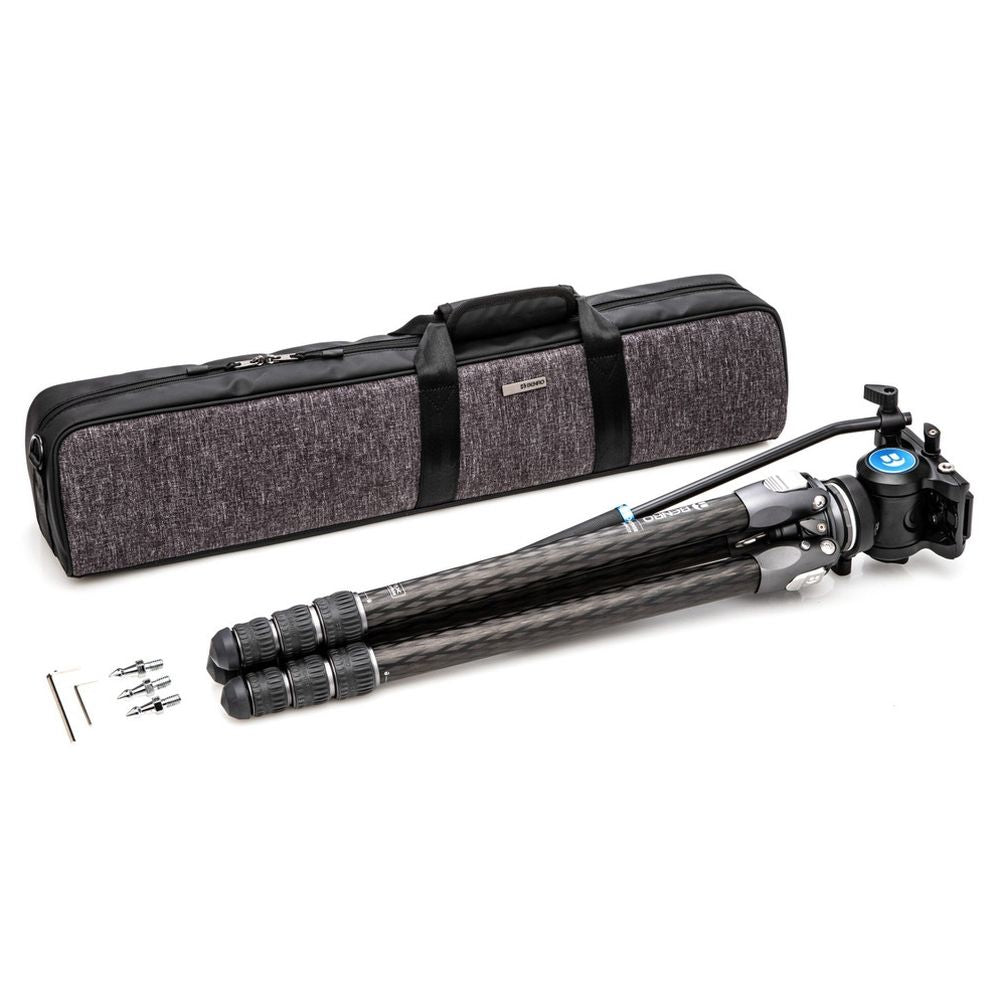 Benro Tortoise Carbon Tripod with S4PRO Video Head 34C Levelling Base