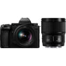 Panasonic Lumix DC-S5 IIX corpo + Lumix S 20-60mm f/3.5-5.6 + Lumix S 85mm f/1.8