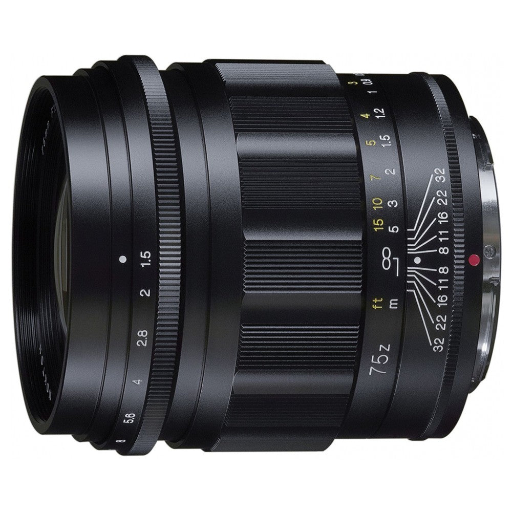 Voigtländer Nokton 75mm f/1.5 Nikon-Z attacco Aspherical, Nero