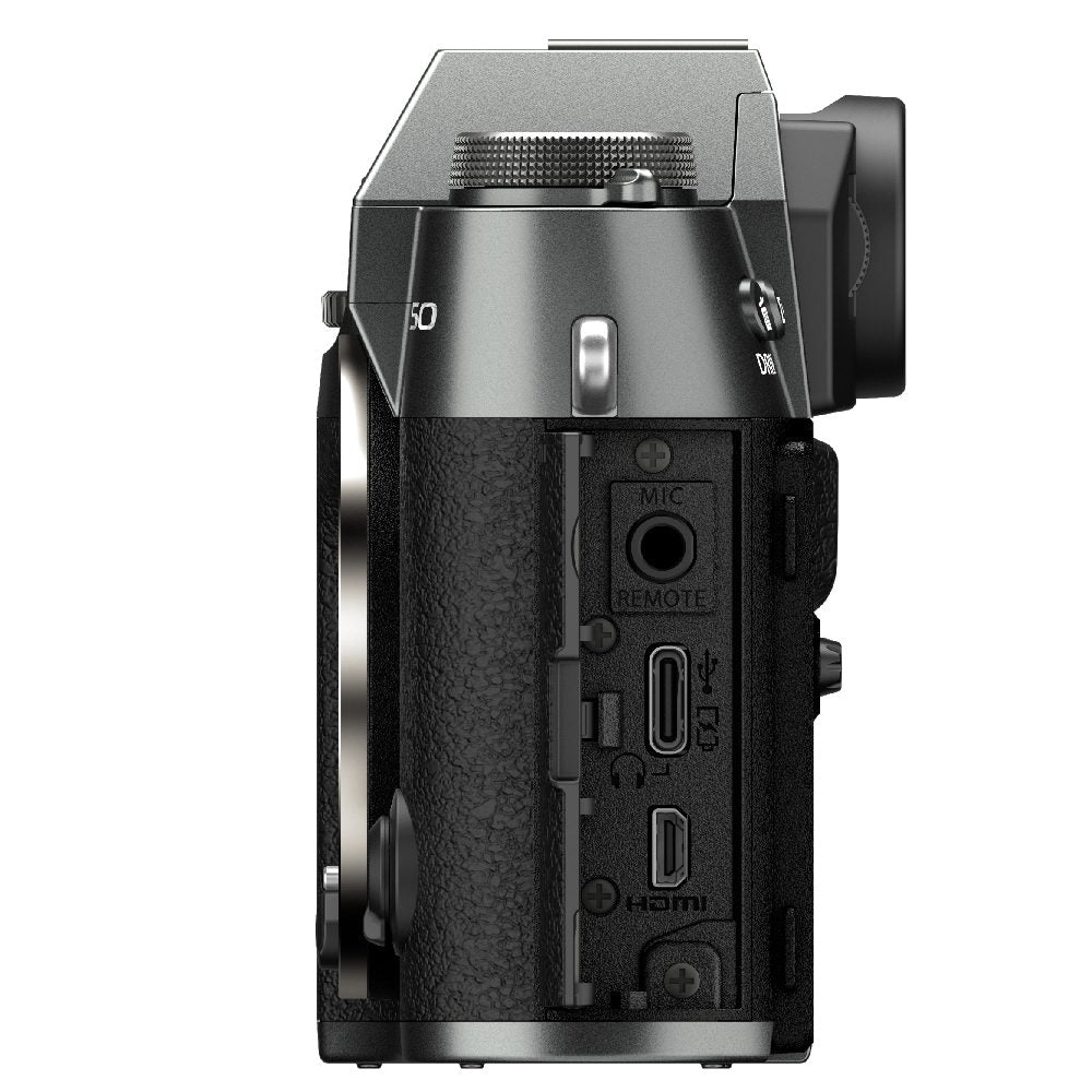 Fujifilm X-T50 argento antracite + XF 16-50mm