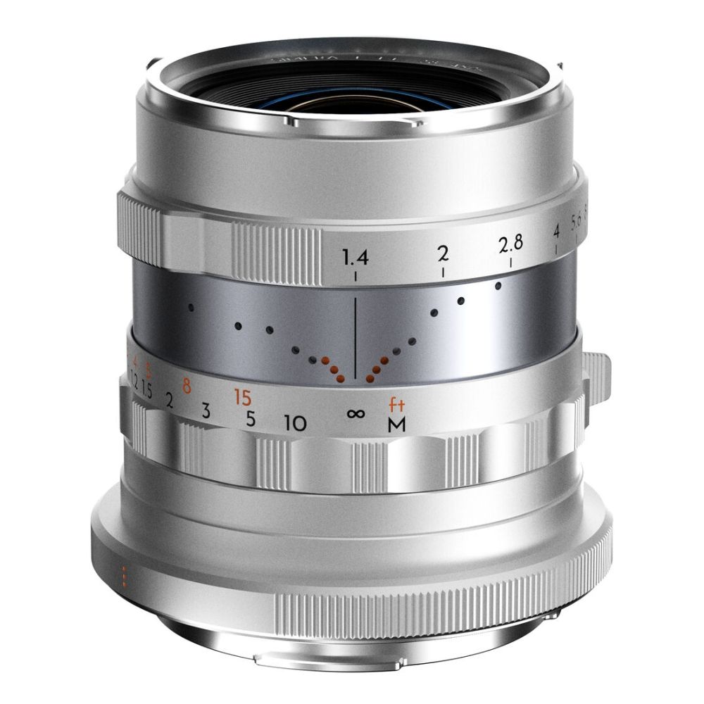 Thypoch Full-frame Simera 28mm f/1.4 per attacco Canon RF, argento