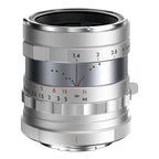 Thypoch Full-frame Simera 35mm f/1.4 per attacco Canon RF, argento