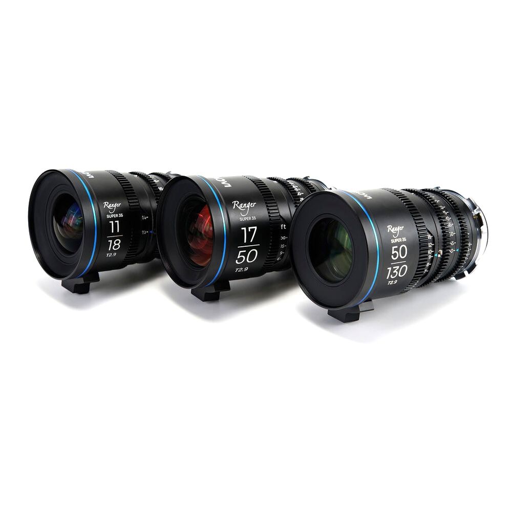 Laowa Ranger S35 LITE (11-18mm, 17-50mm, 50-130mm) pacchetto PL/EF