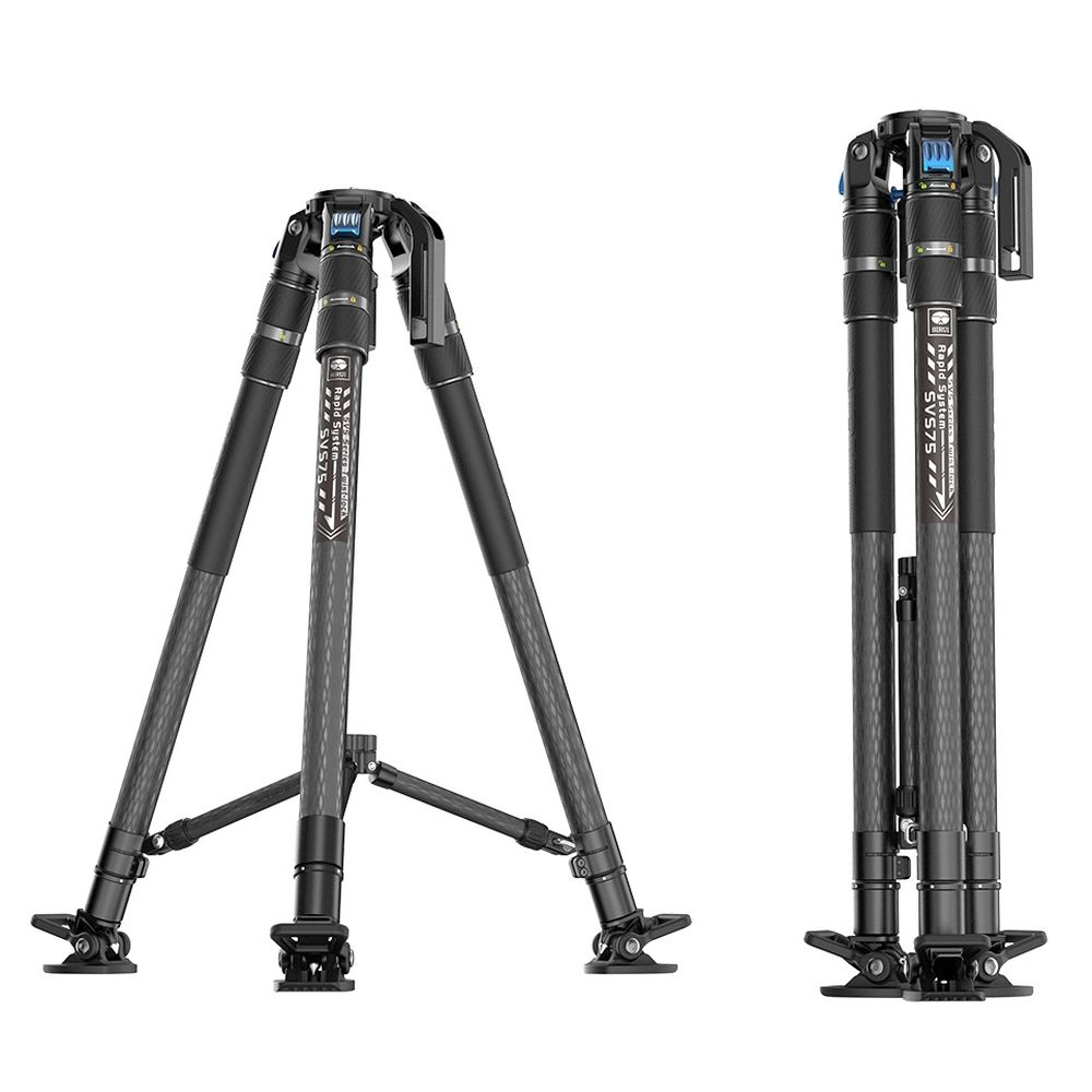 Sirui Treppiede video SVS75 con testa SVH-15