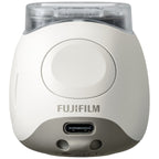 Fujifilm INSTAX PAL digital fotocamera, Milky Bianco + stampante Link WIDE, Ash Bianco