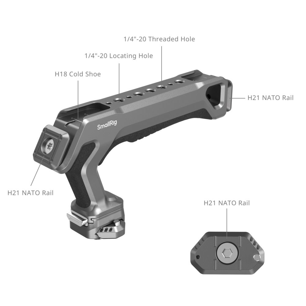SmallRig HawkLock H21 Kit maniglia superiore a sgancio rapido 4483