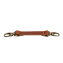 La cinghia pettorale Hantler Cognac / Ottone, grande 33 cm