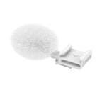 SmallRig 4734 Adattatore cold shoe con parabrezza peloso (bianco) per fotocamere Sony serie ZV