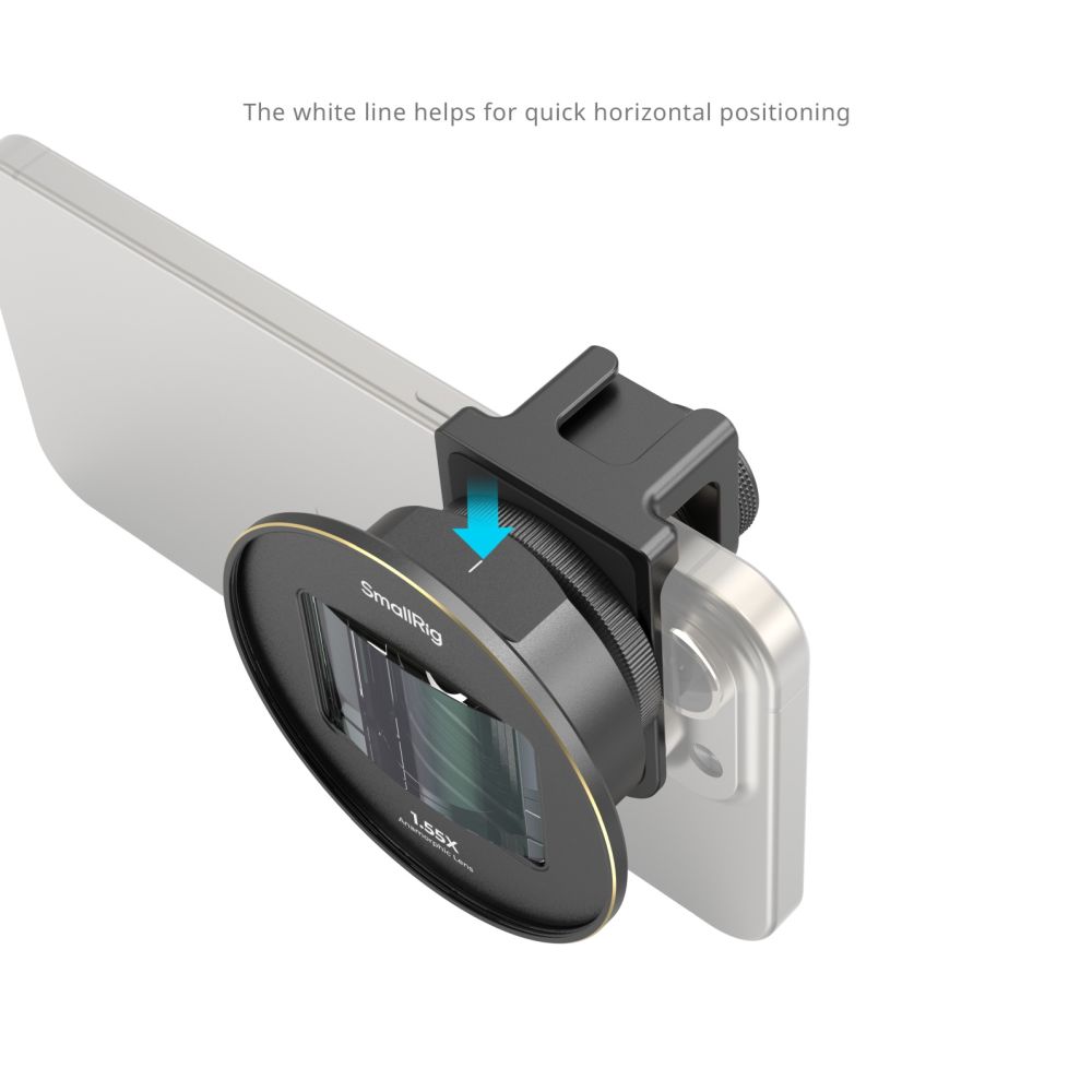 SmallRig 3578B 1.55x Anamorphic Lens for Mobile Phone (T-mount)