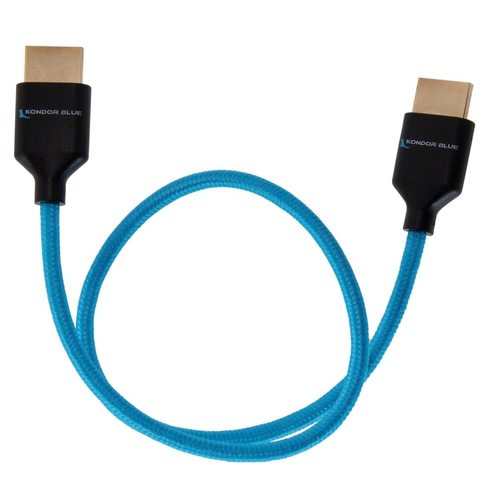Kondor Blue 8K HDMI 2.1 17" braided cable for on-camera monitors