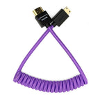 Kondor Blue Gerald Undone Cavo da Mini HDMI a Full HDMI 12"-24" arricciato, viola