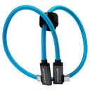 Cavo da USB C a USB C di Kondor Blue per la registrazione e la ricarica di SSD - 8K (2x angolato) (18")