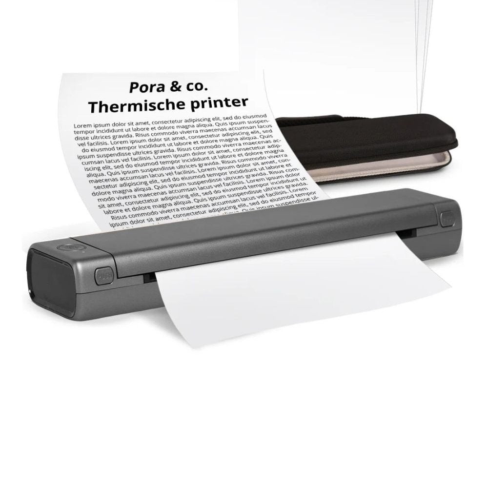 Pora&co Thermal A4 printer, grey