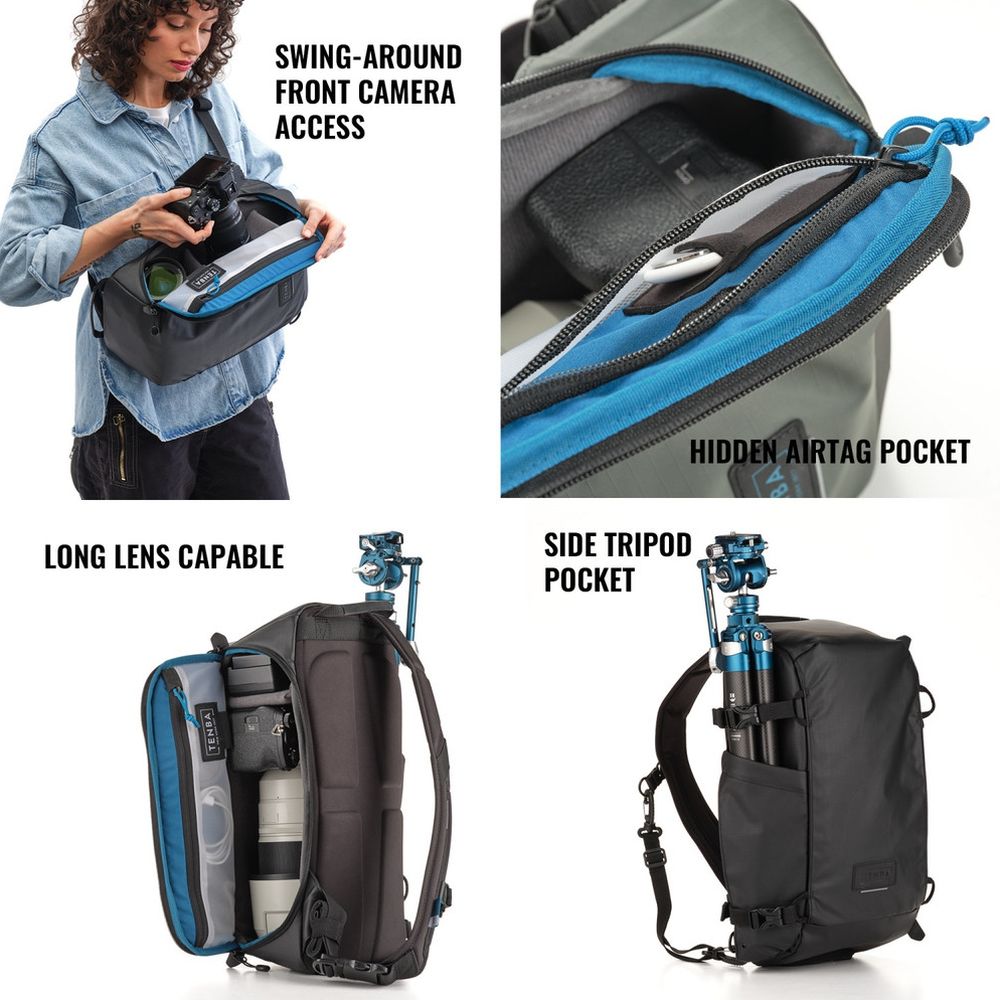 Tenba Solstice v2 12L slingbag, black