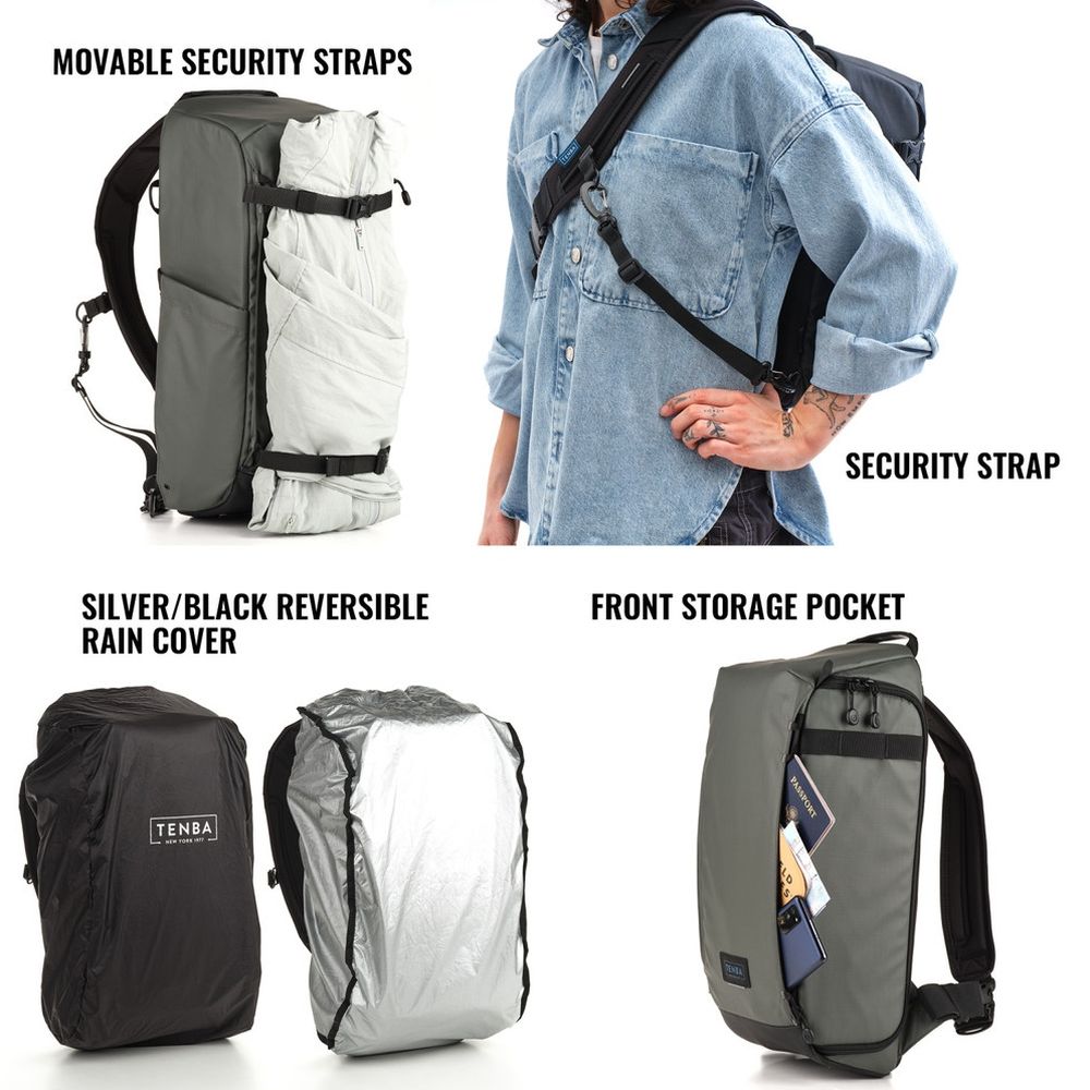 Tenba Solstice v2 16L slingbag, grey