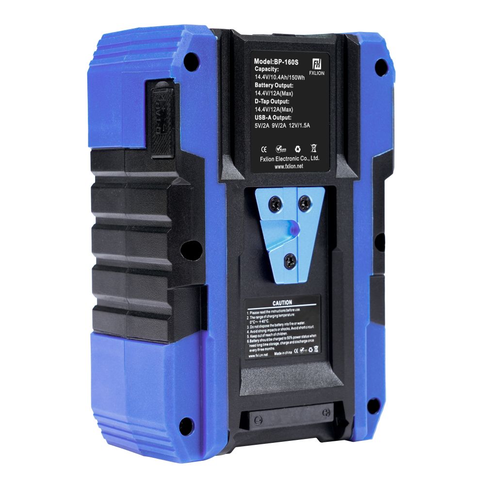 Batteria Fxlion Cool Nero V-Attacco, 14,4V, 150Wh con USB, D-Tap