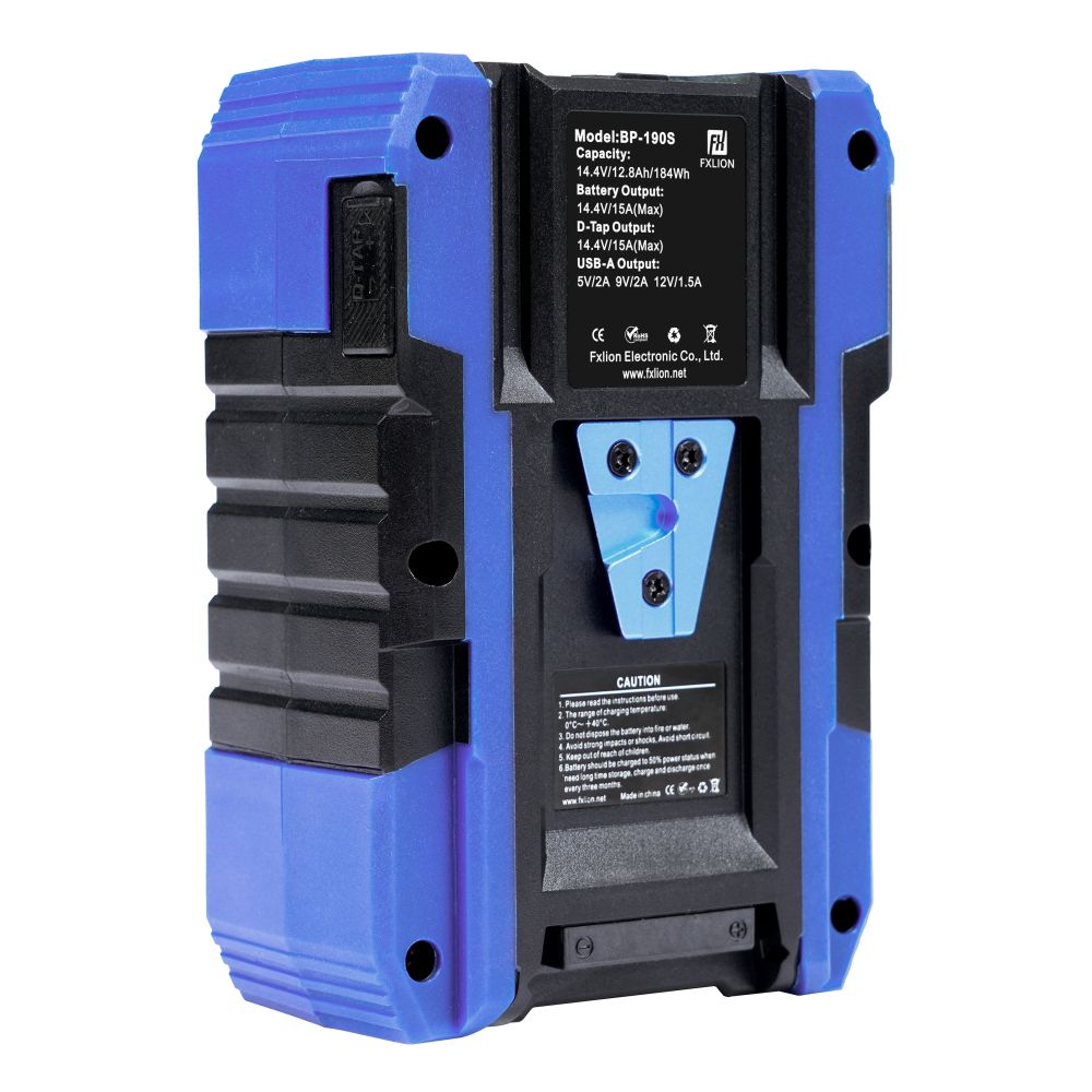 Batteria Fxlion Cool Nero V-Attacco, 14,4V, 184Wh con USB, D-Tap
