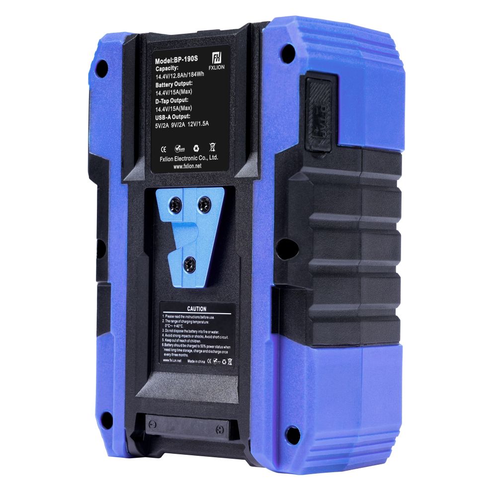Batteria Fxlion Cool Nero V-Attacco, 14,4V, 184Wh con USB, D-Tap