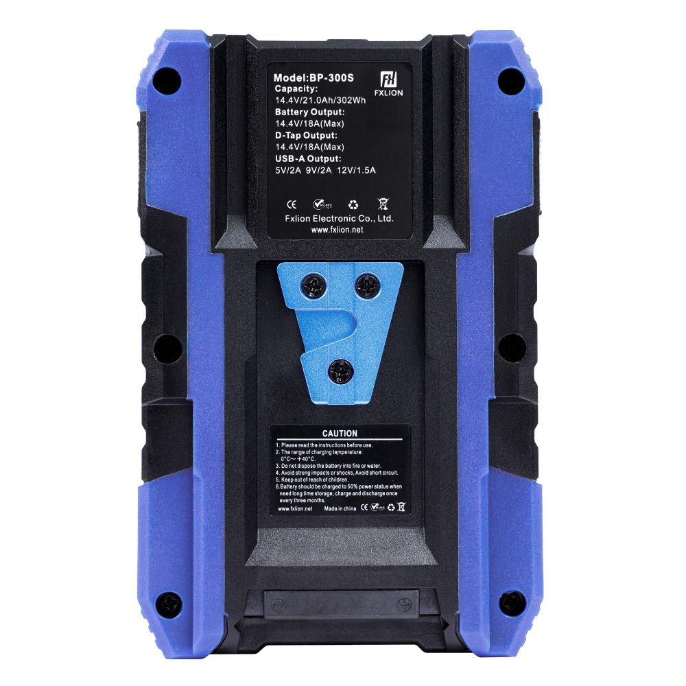 Batteria Fxlion Cool Nero V-Attacco, 14,4V, 302Wh con USB, D-Tap