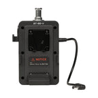 Impugnatura per batteria a V Nanlite con connettore DC