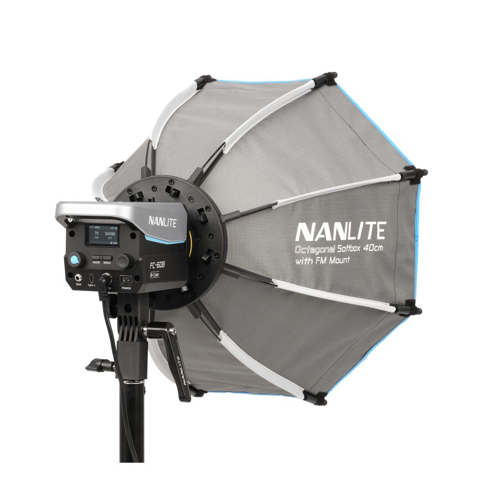 Softbox ottagonale Nanlite da 40 cm con attacco FM