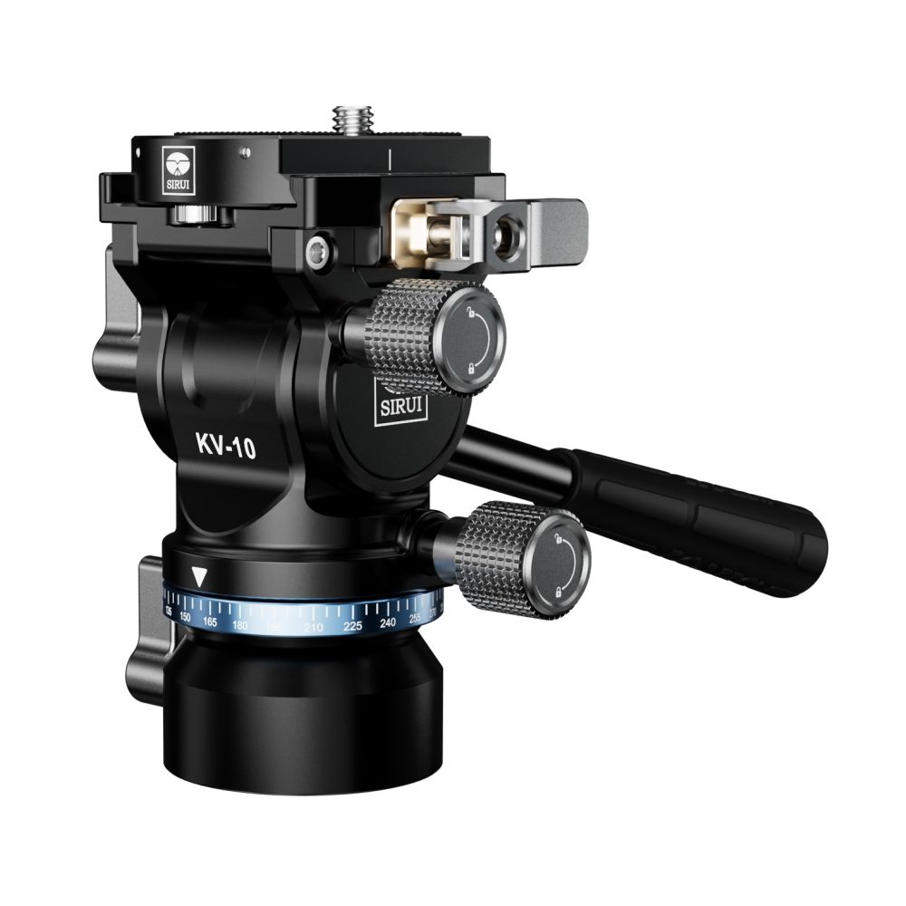 Testa panoramica e inclinabile Sirui KV-10 con base di livellamento